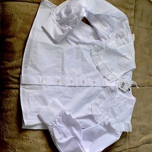 Mango button down blouse